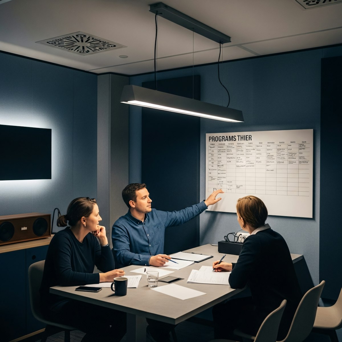 Office Meeting Scene